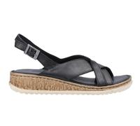 Women's Hush Puppies Elena Crossover Wedge Buckle Leather Sandals Ladies UK 3-8