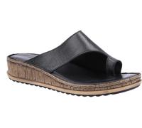 Hush Puppies Elissa Leather Sandals Womens - Black - Size UK 5