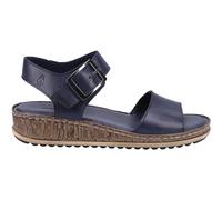 Women's Hush Puppies Ellie Slingback Leather Wedge Buckle Sandals Ladies UK 3-8
