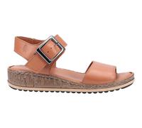 Women's Hush Puppies Ellie Slingback Leather Wedge Buckle Sandals Ladies UK 3-8