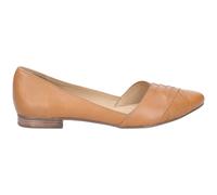 Womens Hush Puppies Marley Leather Ballerina Memory Foam Comfort Ballet Shoes