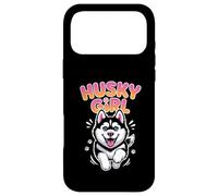 Womens Husky Girl Cute Cartoon for Pet Siberian Dog Owners Case for iPhone 17 Pro Max