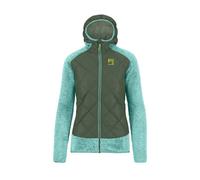 Women's hybrid fleece Karpos MARMAROLE (THYME/AQUA SKY)