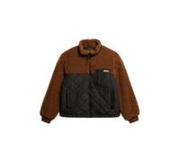 Women's hybrid fleece Superdry Marron S