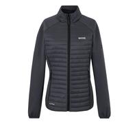Regatta Women's Clumber Hybrid Jacket - Water-Repellent, Insulated, Baffled - Mid Grey Size 18