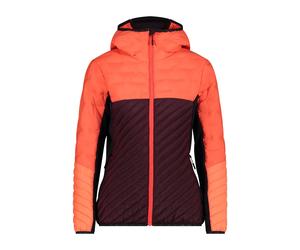 Women's hybrid hooded puffer jacket CMP Unlimitech Rouge S