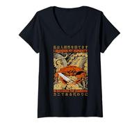 Womens I Abandon My Humanity in Exchange for Crabhood V-Neck T-Shirt