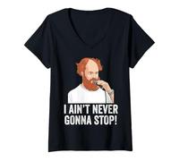 Women's I Aint Never Gonna Stop William Montgomery Shirt V-Neck T-Shirt