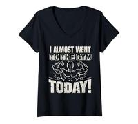 Women's I Almost Went to The Gym Today Enthusiast V-Neck T-Shirt