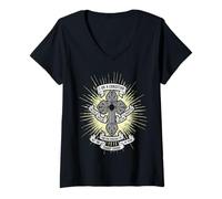 Women's I Am A Christian Religious Catholic V-Neck T-Shirt