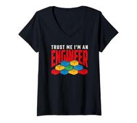 Women's I Am an Engineer | Funny Mechanical STEM Worker V-Neck T-Shirt