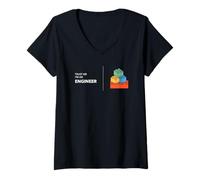 Women's I Am an Engineer | Humorous Civil Master Builder V-Neck T-Shirt