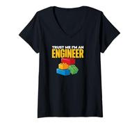 Women's I Am an Engineer | Novelty Mechanical Operator V-Neck T-Shirt