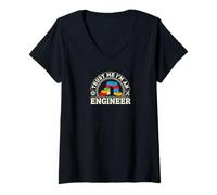 Women's I Am an Engineer | Novelty Mechanical Operator V-Neck T-Shirt