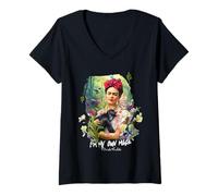 Womens I am my own muse - Frida Kahlo V-Neck T-Shirt
