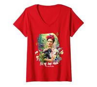 Womens I am My Own Muse - Frida Kahlo V-Neck T-Shirt