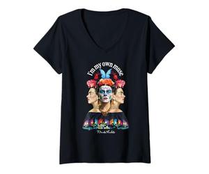 Womens I am my own muse - Frida Kahlo V-Neck T-Shirt