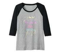 Womens I Am Not Responsible for What My Face Does When You Talk Raglan Baseball Tee
