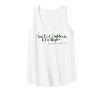 Womens I Am Not Stubborn. I Am Right. Irish Woman Tank Top