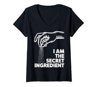 Womens I Am The Secret Ingredient V-Neck T-Shirt