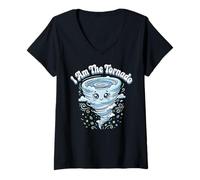 Women's I Am The Tornado V-Neck T-Shirt