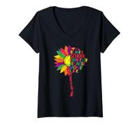 Womens I Became A School Counselor Because Your Life is Worth My Ti V-Neck T-Shirt