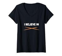 Womens I Believe in Toothpicks Clean Between Teeth Hygiene Dentist V-Neck T-Shirt