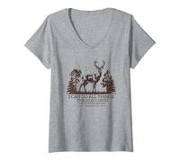 Womens I Can Do All Things Through Christ Quote V-Neck T-Shirt