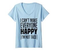 Womens I Can't Make Everyone Happy I'm Not A Taco Funny Tacos Lover V-Neck T-Shirt