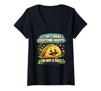Women's I Cant Make Everyone Happy Im Not a Taco V-Neck T-Shirt