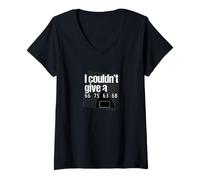 Womens I Couldn’t Give a 66 75 63 6B - Hex Code Nerd Geek Hacker V-Neck T-Shirt