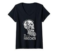 Womens I Didn't Learn to Walk to Crawl Now. V-Neck T-Shirt