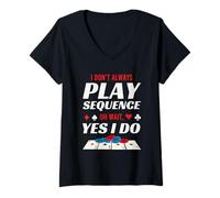 Womens I Don't Always Play Oh Wait Yes I Do Board Game Humor V-Neck T-Shirt