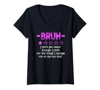 Women's I Don't get Enough Credit for the Things i Manage not to say V-Neck T-Shirt