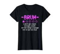 Women's I Don't get Enough Credit for the Things i Manage not to say Value Graphic T-Shirt