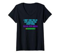 Women's I Don't Owe You an Explanation for Everything V-Neck T-Shirt