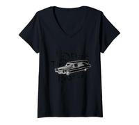Womens I Drive the Hearse V-Neck T-Shirt