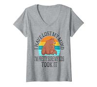 Womens I Have Lost My Mind I'm Pretty Sure My Kids Took It Mother V-Neck T-Shirt