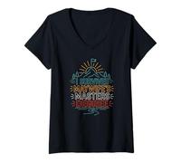 Women's I Have Survived My Wife s Masters Degree V-Neck T-Shirt