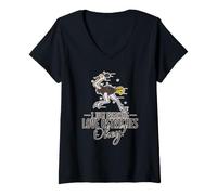 Women's I Just Freaking Love Ostriches Okey? V-Neck T-Shirt