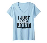 Womens I Just Had A Joint Replaced V-Neck T-Shirt