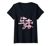 Women's I Like Coffee V-Neck T-Shirt