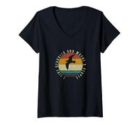 Women's I Like Seagulls and Maybe 3 People Funny Seagull V-Neck T-Shirt