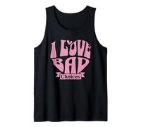 Womens I Love Bad Choices Ironic Heart Tank Top