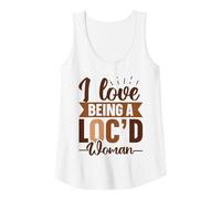 Womens I love being a loc'd woman - Dreadlocks Tank Top