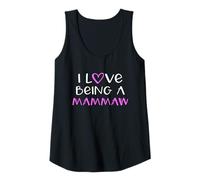 Womens I Love Being A Mammaw Cute Cool Mam-Maw Tank Top