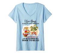 Womens I Love Days When My Only Problem Is Which Book To Read V-Neck T-Shirt
