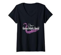 Womens I Love George Frideric Handel Classical Music Composer Art V-Neck T-Shirt