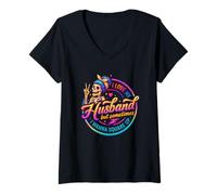 Womens I Love My Husband But Sometimes Humor V-Neck T-Shirt