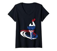 Women's I Love Netherlands Flag Proud Dutch Freedom 5th May Graphic V-Neck T-Shirt